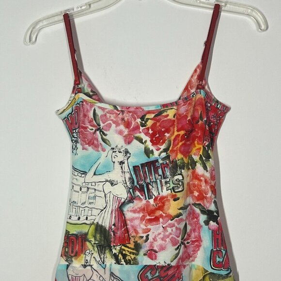 RARE Morgan Y2K Timeless Parisian Art Deco Tulle Lightweight Comfy Slip Dress XS - Picture 4 of 11